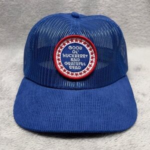 Huckberry x Grateful Dead Good Ol' Mesh Snapback Trucker Hat Corduroy Classic